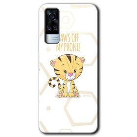 Vivo Y51A Sevimli Kedi 1 Baskılı Uyumlu Silikon Kılıf