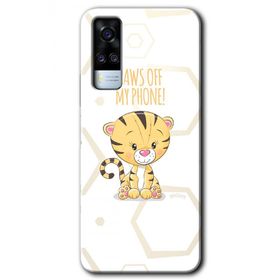 Vivo Y51A Sevimli Kedi 1 Baskılı Uyumlu Silikon Kılıf