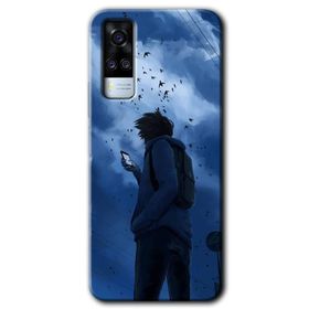 Vivo Y51A Sonbahar Yalnızlığı Baskılı Uyumlu Silikon Kılıf