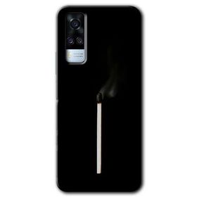 Vivo Y51A Sönmüş Kibrit Baskılı Uyumlu Silikon Kılıf