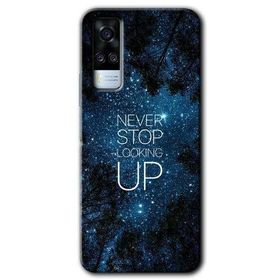 Vivo Y51A Stars Wallpaper Baskılı Uyumlu Silikon Kılıf