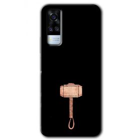 Vivo Y51A Thor Çekiç Baskılı Uyumlu Silikon Kılıf