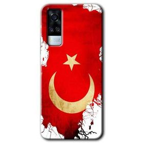 Vivo Y51A Türkiyem Baskılı Uyumlu Silikon Kılıf