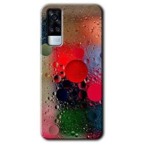 Vivo Y51A Wet Bubbles Baskılı Uyumlu Silikon Kılıf