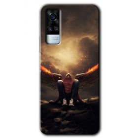 Vivo Y51A Wings of Power Baskılı Uyumlu Silikon Kılıf