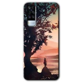 Vivo Y51A Yalnız Savaşcı Baskılı Uyumlu Silikon Kılıf