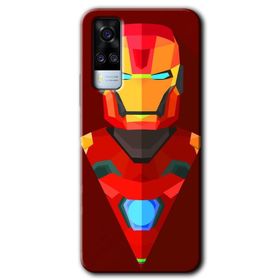Vivo Y51A Yarım Mermer Baskılı Uyumlu Silikon Kılıf