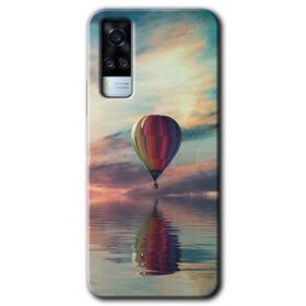 Vivo Y51A Zeplin Baskılı Uyumlu Silikon Kılıf