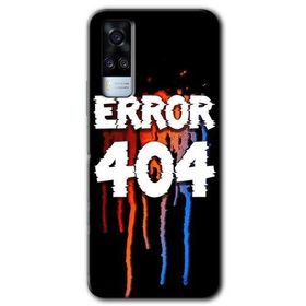 Vivo Y53S 404 Error Baskılı Uyumlu Silikon Kılıf