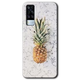 Vivo Y53S Ananas Baskılı Uyumlu Silikon Kılıf