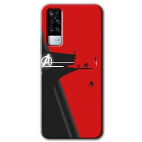 Vivo Y53S Avengers Tower Baskılı Uyumlu Silikon Kılıf