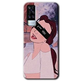 Vivo Y53S Bad Girl Baskılı Uyumlu Silikon Kılıf