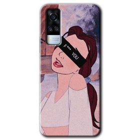 Vivo Y53S Bad Girl Baskılı Uyumlu Silikon Kılıf