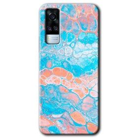 Vivo Y53S Bubbles 1 Baskılı Uyumlu Silikon Kılıf