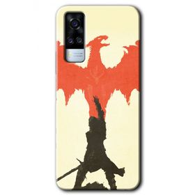Vivo Y53S Dragon Hunter 1 Baskılı Uyumlu Silikon Kılıf