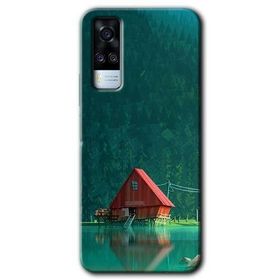 Vivo Y53S House In Woods Baskılı Uyumlu Silikon Kılıf