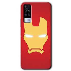 Vivo Y53S İronMan Baskılı Uyumlu Silikon Kılıf