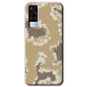 Vivo Y53S Kamuflaj 6 Baskılı Uyumlu Silikon Kılıf