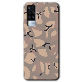Vivo Y53S Kamuflaj 6 Baskılı Uyumlu Silikon Kılıf