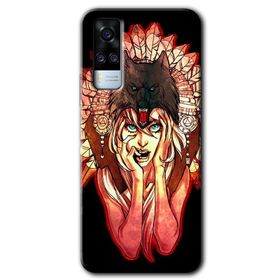 Vivo Y53S Kara Kedi Baskılı Uyumlu Silikon Kılıf