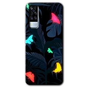 Vivo Y53S Lighter Butterfly Baskılı Uyumlu Silikon Kılıf