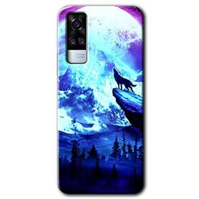 Vivo Y53S Mega Kurt Baskılı Uyumlu Silikon Kılıf