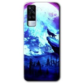 Vivo Y53S Mega Kurt Baskılı Uyumlu Silikon Kılıf