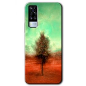 Vivo Y53S Outlines Paint Baskılı Uyumlu Silikon Kılıf