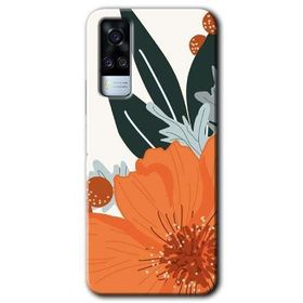 Vivo Y53S Portakal Çiçeği Baskılı Uyumlu Silikon Kılıf