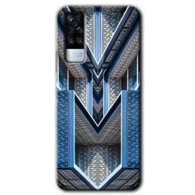 Vivo Y53S Retro Building Baskılı Uyumlu Silikon Kılıf