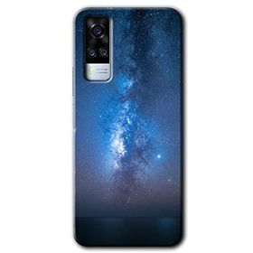 Vivo Y53S Samanyolu Baskılı Uyumlu Silikon Kılıf