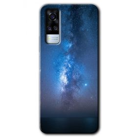 Vivo Y53S Samanyolu Baskılı Uyumlu Silikon Kılıf