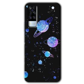 Vivo Y53S Samanyolu Galaksi Baskılı Uyumlu Silikon Kılıf