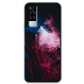 Vivo Y53S Smoke Man Baskılı Uyumlu Silikon Kılıf
