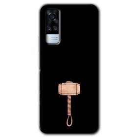 Vivo Y53S Thor Çekiç Baskılı Uyumlu Silikon Kılıf