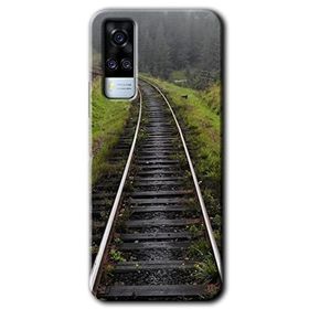 Vivo Y53S Tren Yolu Baskılı Uyumlu Silikon Kılıf