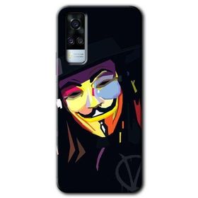 Vivo Y53S Vendetta Baskılı Uyumlu Silikon Kılıf