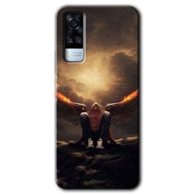 Vivo Y53S Wings of Power Baskılı Uyumlu Silikon Kılıf