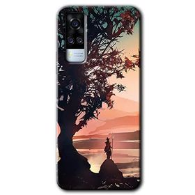 Vivo Y53S Yalnız Savaşcı Baskılı Uyumlu Silikon Kılıf