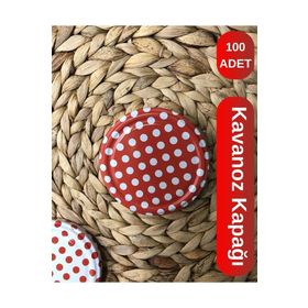 Viyalente Konserve Kapağı Kavanoz Kapağı Çift Silikonlu 100 Adet Şişe Kapağı