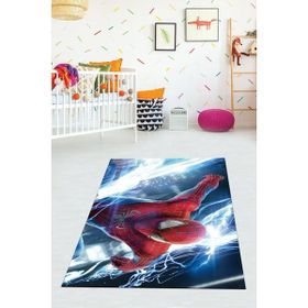 Viyana Home VHÇ-SD-144 Dijital Baskılı Kaymaz Taban Modern Örümcek Adamlı Renkli 100x200 cm Çocuk Odası Halısı