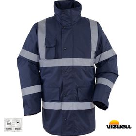 Vizwell VWJK01 300 D Oxford Reflektörlü İçi Kapitoneli Parka