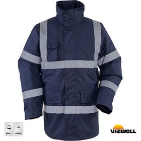 Vizwell VWJK01 300 D Oxford Reflektörlü İçi Kapitoneli Parka