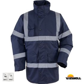 Vizwell VWJK01 300 D Oxford Reflektörlü İçi Kapitoneli Parka