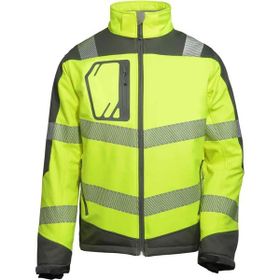 Vizwell VWJK268 Softshell Termal Kaplamalı Sarı Erkek Mont