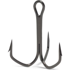 VMC 8570 Black Nikel-No:8 - 10'lu Barbarian Outbarb Üçlü Olta İğnesi