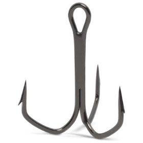 VMC 8570 Black Nikel-No:8 - 10'lu Barbarian Outbarb Üçlü Olta İğnesi