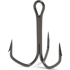 VMC 8570 Black Nikel-No:8 - 10'lu Barbarian Outbarb Üçlü Olta İğnesi