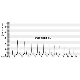 VMC 9224-BLACK NO:8 100'lü İğne