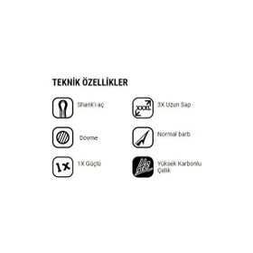 VMC 9617PS Permasteel - NO:12 - 100'lü Üçlü Olta İğnesi